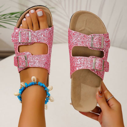 Orthopedic Balance Double Buckle Sandals - Summer Shine And Comfort
