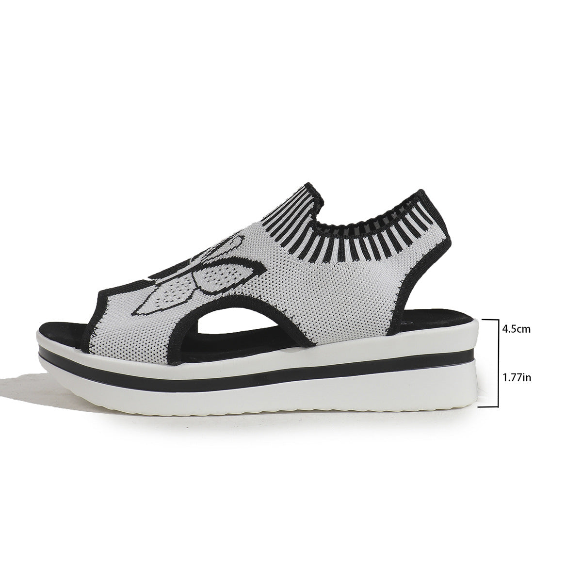 Orthopedic Balance Double Buckle Platform Comfort Slide Sandals
