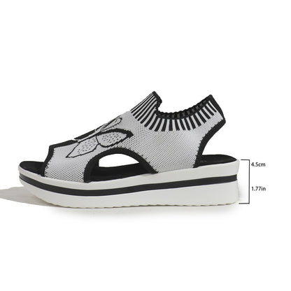 Orthopedic Balance Double Buckle Platform Comfort Slide Sandals