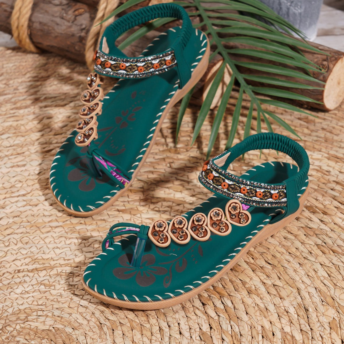 Nymeria | Women’s Orthopedic Bohemian Charm Toe Ring Sandals