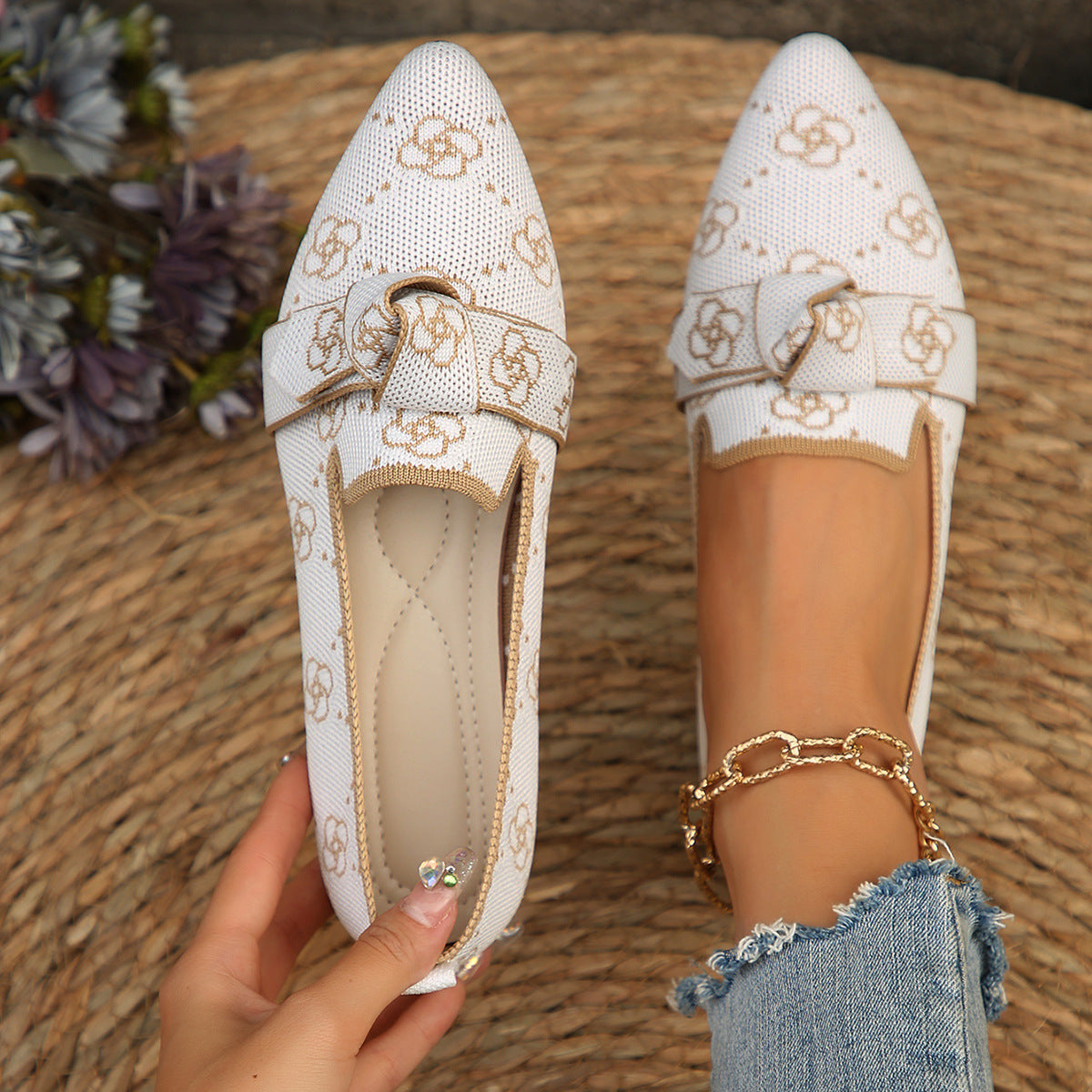 Orthopedic Balance Comfortable Non-Slip Knotted Loafers