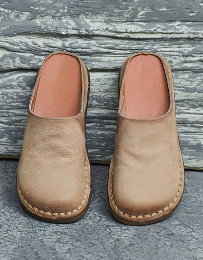 Maren | Soft Leather Slip-On Comfort Mules