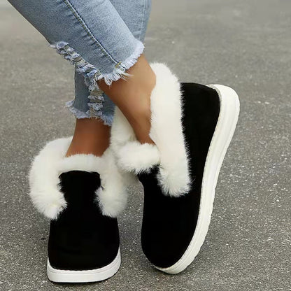 Sally | Cozy Winter Fur-Lined Slip-On Boots – Orthopedic Warm Comfort Shoes