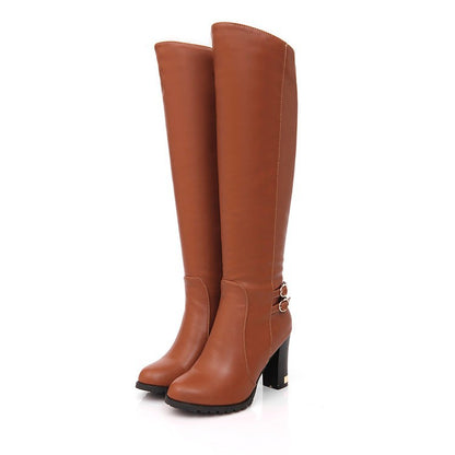 Miriam | Elegant Tall Block-Heel Orthopedic Knee-High Boots