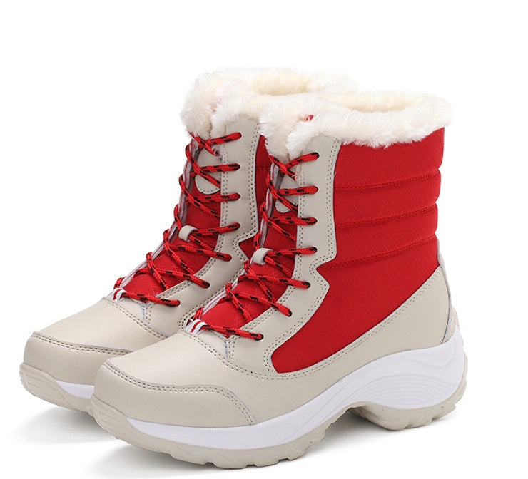 Mabel | Thermal Lace-Up Orthopedic Winter Snow Boots