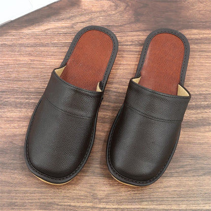Orthopedic Balance | Classic Leather Slip-On Mule Clogs