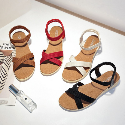 Orthopedic Balance Flat Sandals - Unique Elegance And Comfort