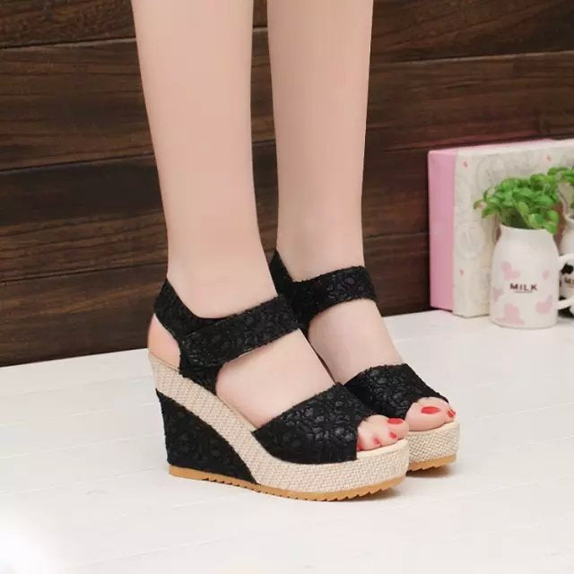 Orthopedic Balance Flat-Bottomed High-Heeled Sandals - Unique Elegance