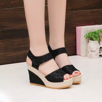 Orthopedic Balance Flat-Bottomed High-Heeled Sandals - Unique Elegance
