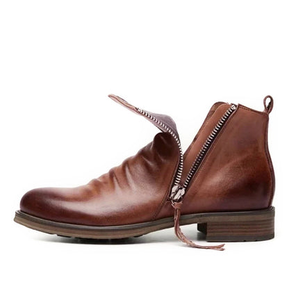 Daniel | Double side zipper non-slip men's boots