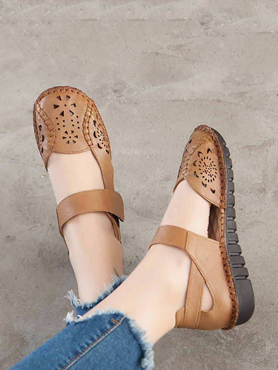 Hazel | Women’s Orthopedic Perforated Casual Mary Jane Flats
