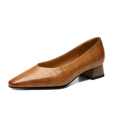 Orthopedic Balance Pointed Toe Low Heel Shoes - Ergonomic