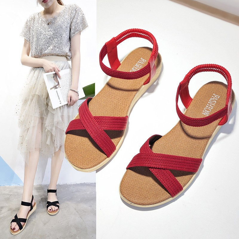 Orthopedic Balance Flat Sandals - Unique Elegance And Comfort