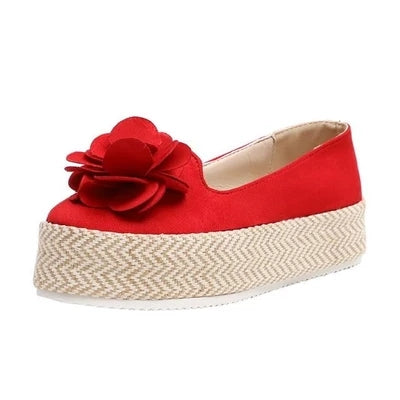 Orthopedic Balance Women’s Bow Platform Espadrille Flats – Lightweight Comfort Slip-On