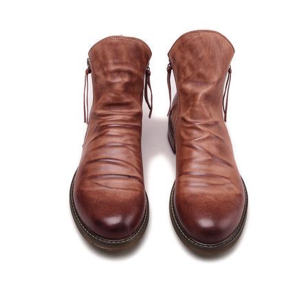 Daniel | Double side zipper non-slip men's boots