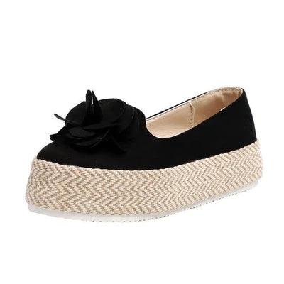 Orthopedic Balance Women’s Bow Platform Espadrille Flats – Lightweight Comfort Slip-On