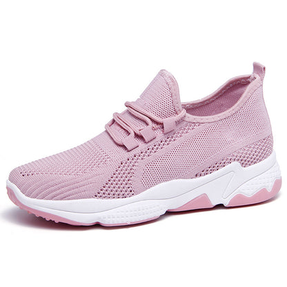 Orthopedic Balance Women’s Breathable Knit Sneakers – Lightweight Cushioned Comfort Walking Shoes