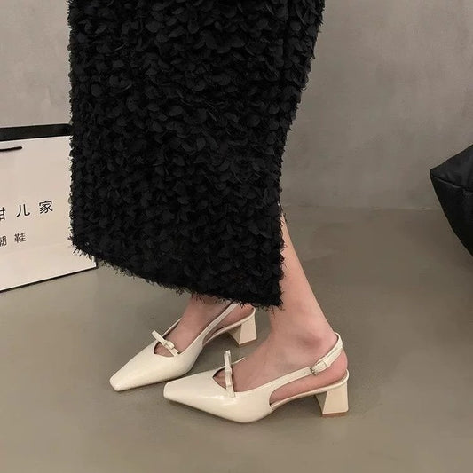 Everine | Women’s Orthopedic Slingback Pointed Toe Heels