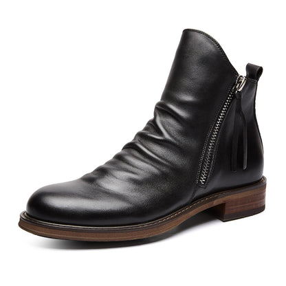 Daniel | Double side zipper non-slip men's boots