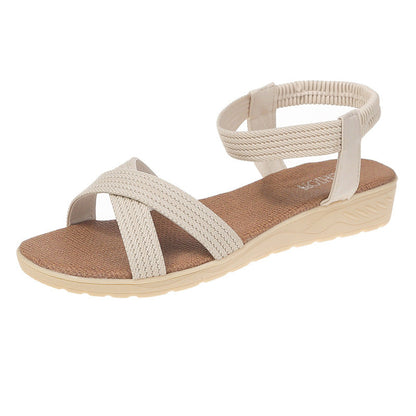 Orthopedic Balance Flat Sandals - Unique Elegance And Comfort