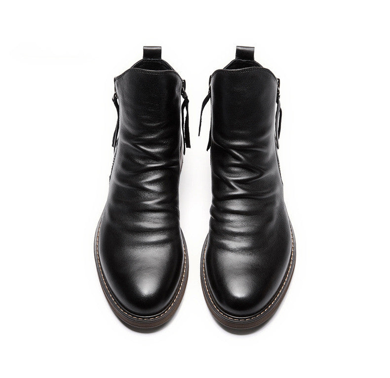 Daniel | Double side zipper non-slip men's boots