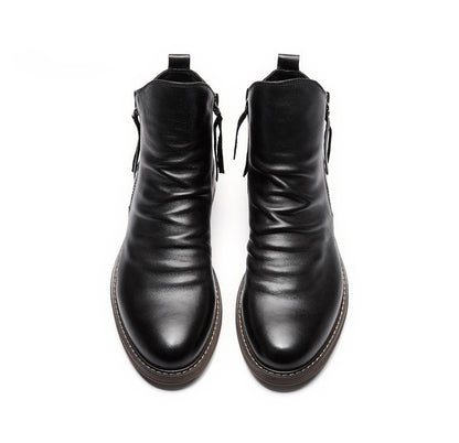 Daniel | Double side zipper non-slip men's boots