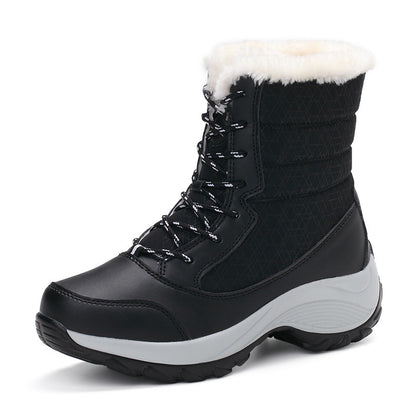 Mabel | Thermal Lace-Up Orthopedic Winter Snow Boots