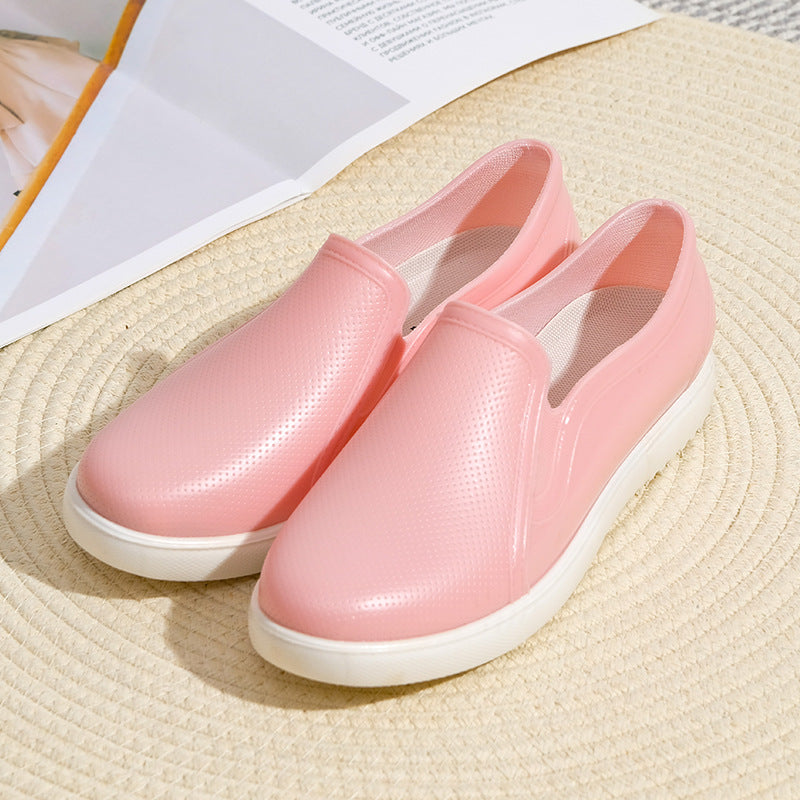 Orthopedic Balance | Perforated Leather Slip-On Comfort Shoes