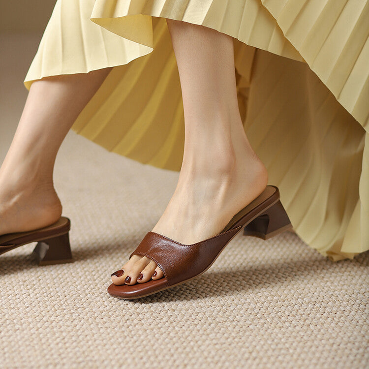 Orthopedic Balance Sandals - Chunky Heel Open Toe Comfort