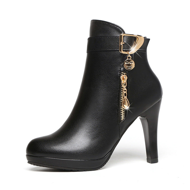 Minerva | EleganceLift Orthopedic Heeled Ankle Boots