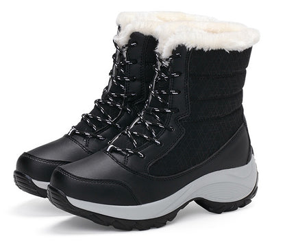 Mabel | Thermal Lace-Up Orthopedic Winter Snow Boots