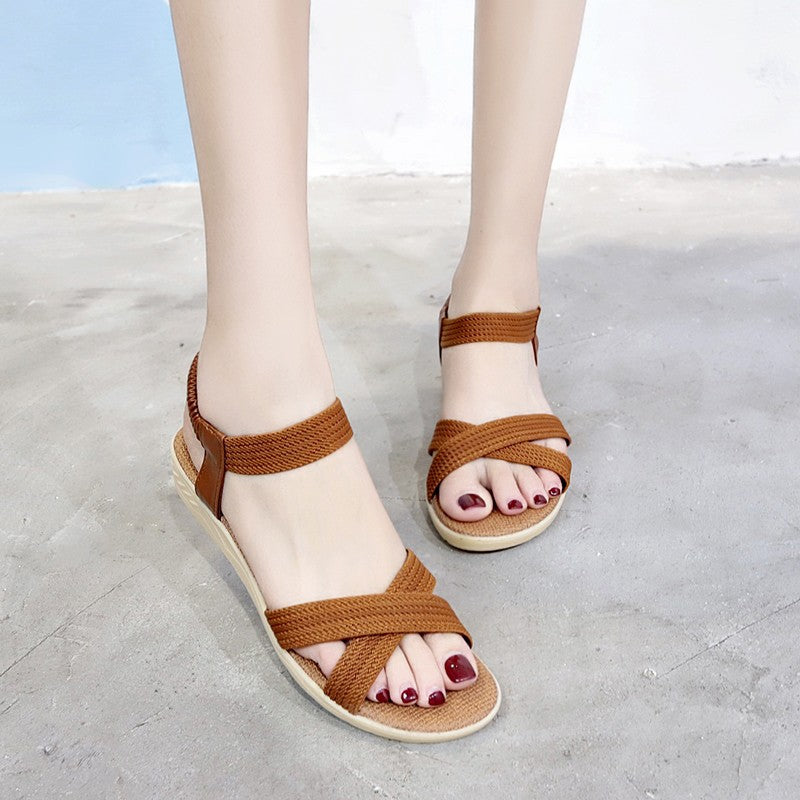 Orthopedic Balance Flat Sandals - Unique Elegance And Comfort
