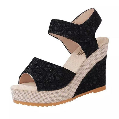 Orthopedic Balance Flat-Bottomed High-Heeled Sandals - Unique Elegance