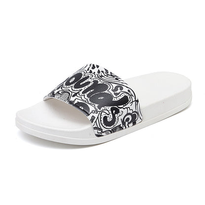 Orthopedic Balance Rhinestone Monogram Comfort Slide Sandals