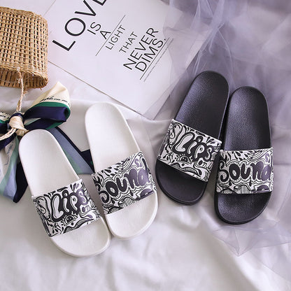 Orthopedic Balance Rhinestone Monogram Comfort Slide Sandals