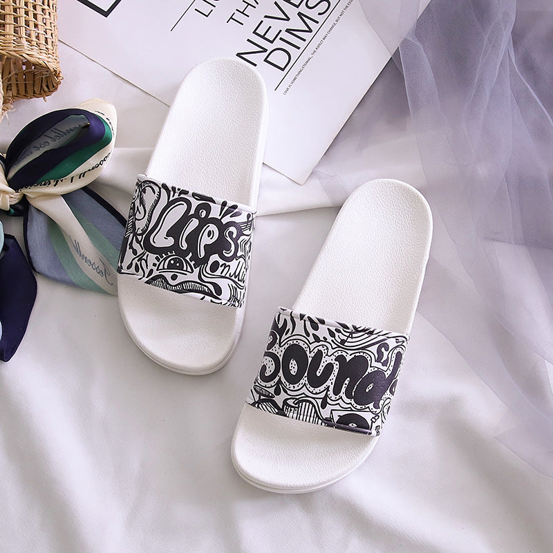 Orthopedic Balance Rhinestone Monogram Comfort Slide Sandals