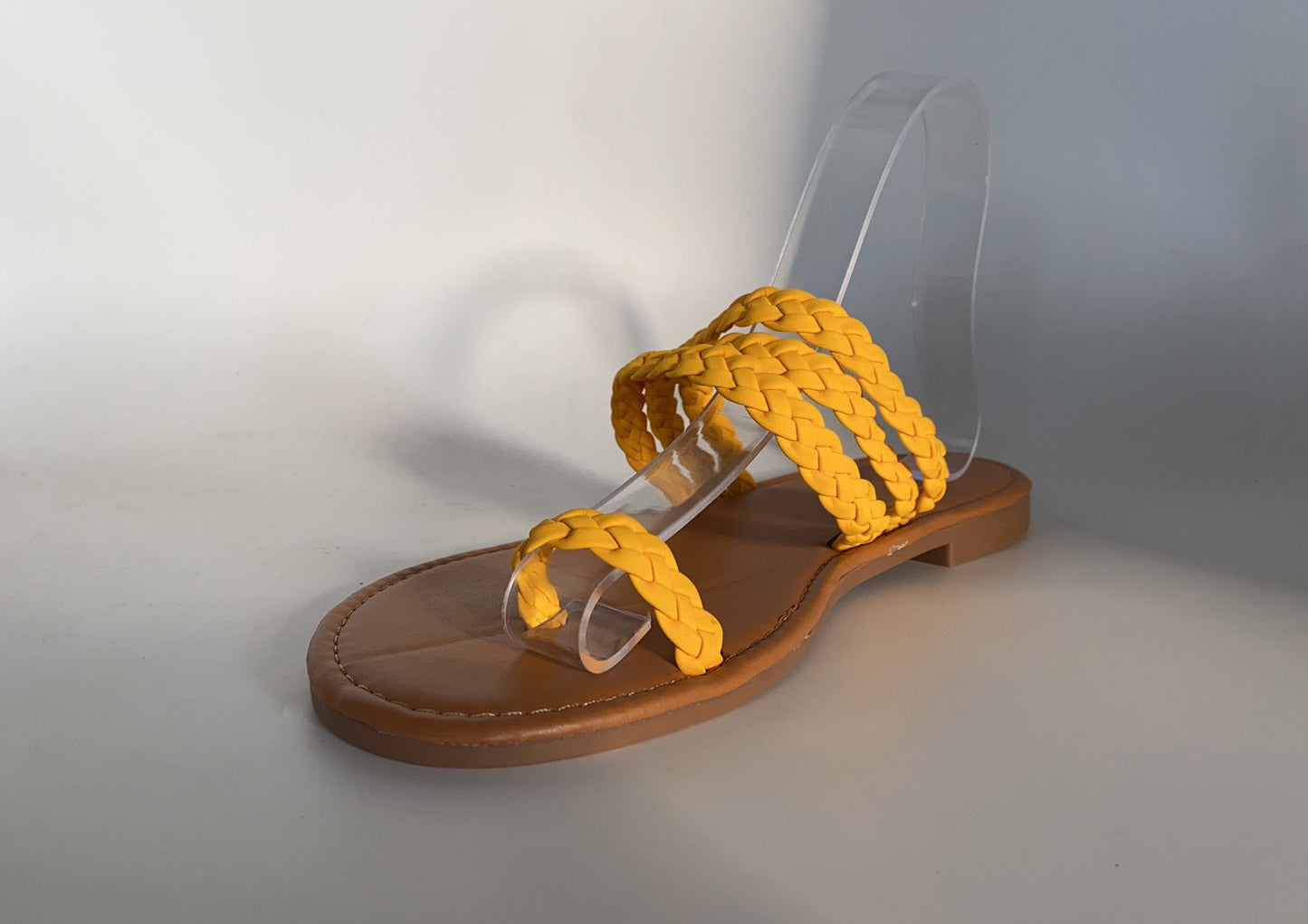Orthopedic Balance Criss-Cross Toe Ring Flat Sandals