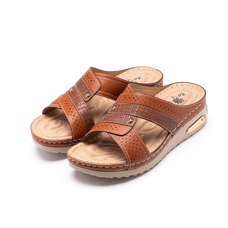 Orthopedic Balance Wedge Sandals - Non Slip Comfort