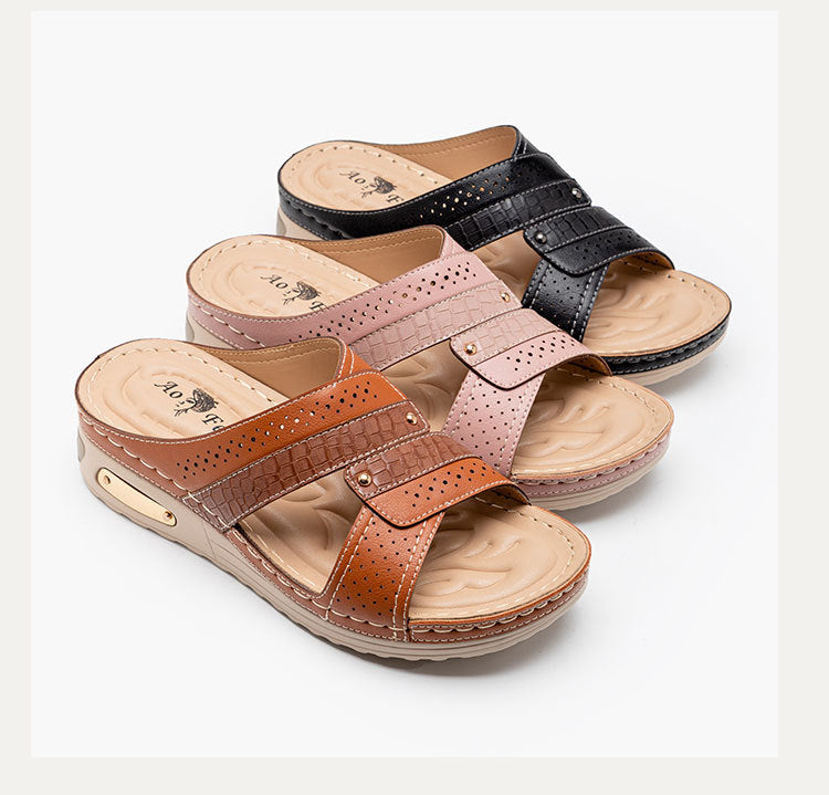 Orthopedic Balance Wedge Sandals - Non Slip Comfort