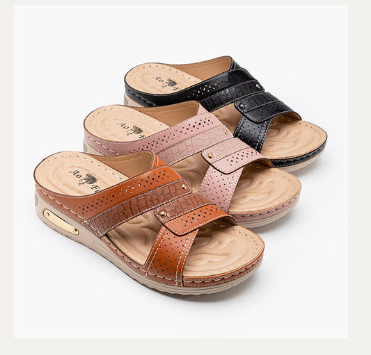 Orthopedic Balance Wedge Sandals - Non Slip Comfort