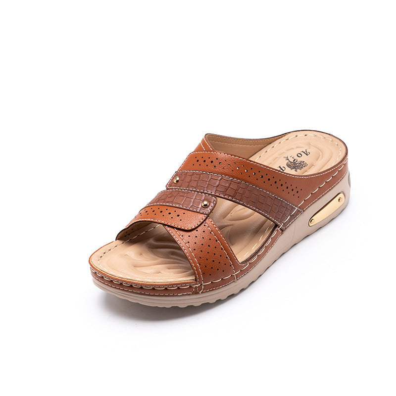 Orthopedic Balance Wedge Sandals - Non Slip Comfort
