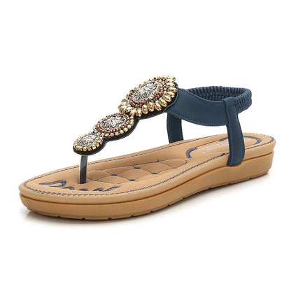 Orthopedic Balance Beaded Sandals - Supportive Flip Flops