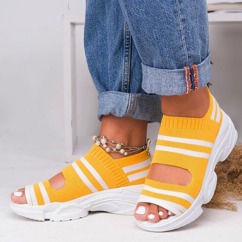Orthopedic Balance Woven Fluff Sandals - Comfort And Unique Style