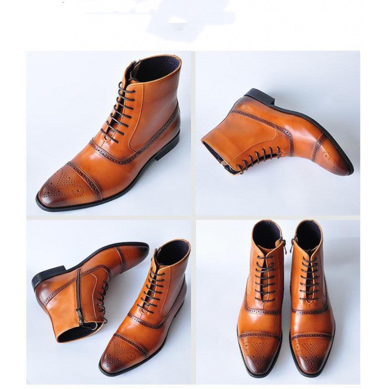 Mateo | HeritageForm Orthopedic Leather Dress Boots