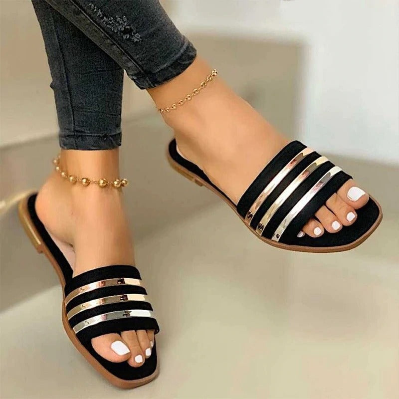 Orthopedic Balance Comfortable Flat Slippers  - Unique Elegance