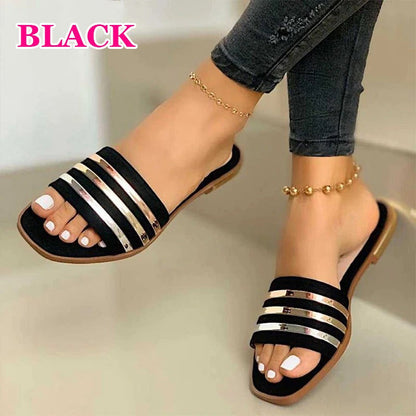 Orthopedic Balance Comfortable Flat Slippers  - Unique Elegance