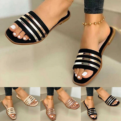 Orthopedic Balance Comfortable Flat Slippers  - Unique Elegance
