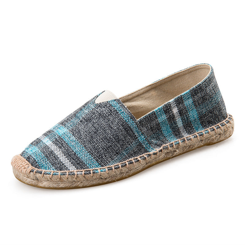 Orthopedic Balance Classic Espadrille Flats – Breathable Canvas Comfort Slip-Ons