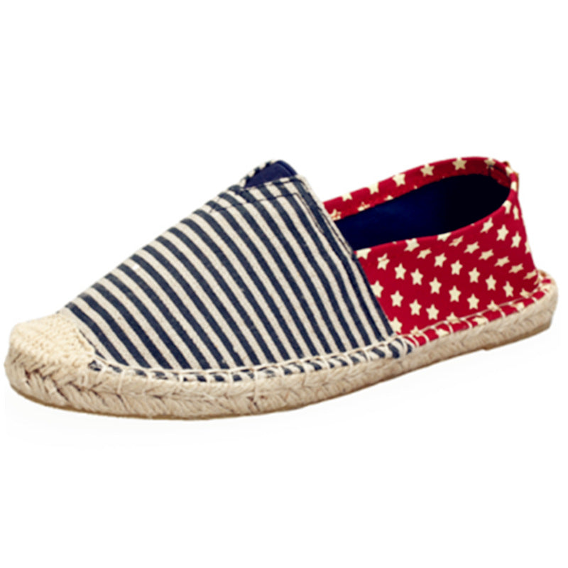 Orthopedic Balance Classic Espadrille Flats – Breathable Canvas Comfort Slip-Ons