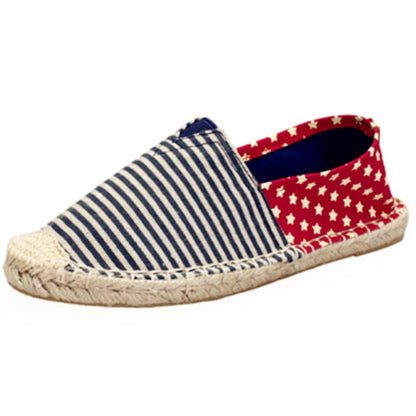 Orthopedic Balance Classic Espadrille Flats – Breathable Canvas Comfort Slip-Ons